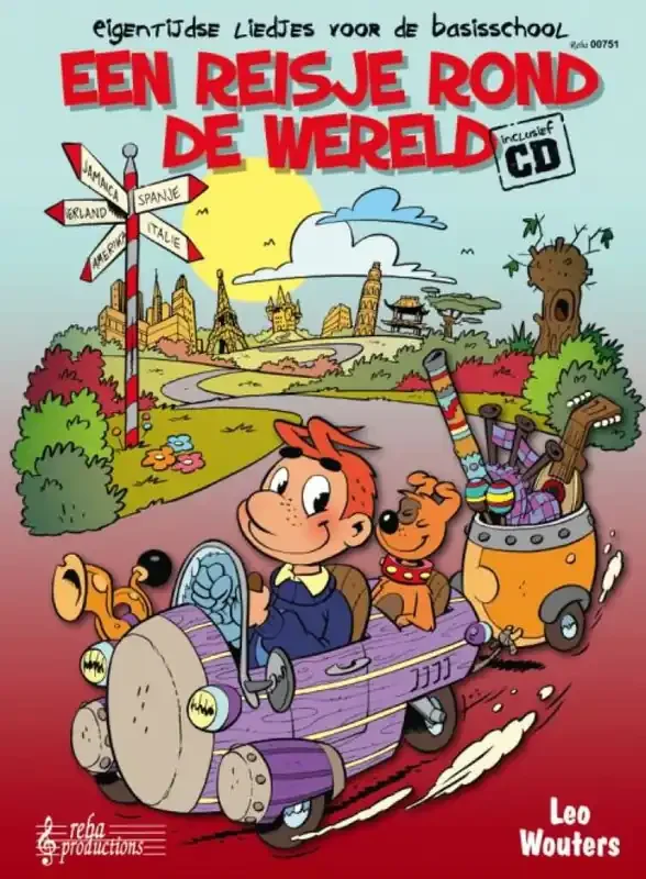 Leo Wouters Een Reisje rond de Wereld Melodie, Text, Akkorde