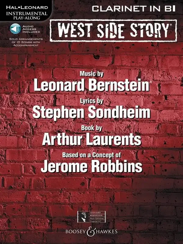 Leonard Bernstein West Side Story for Clarinet Klarinette Solo