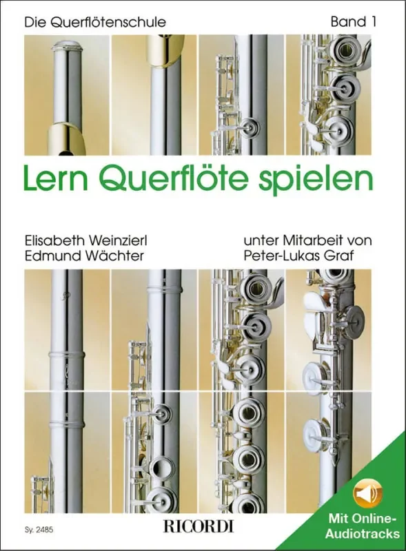 Lern Querflöte spielen Band 1 mit Online-Audiotrac