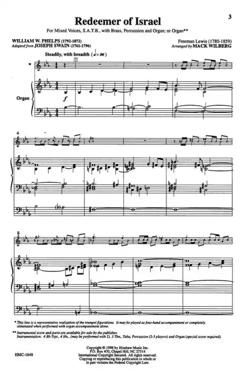 Lewis, Freeman Redeemer Of Israel