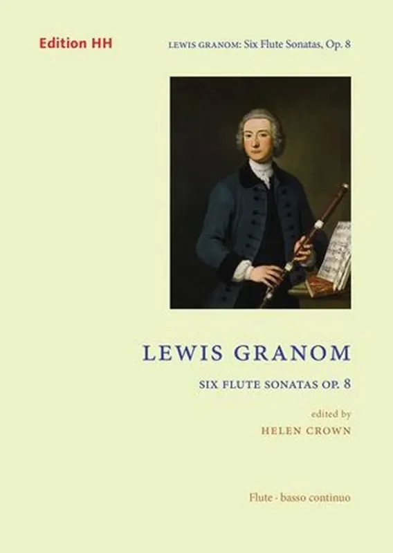 Lewis Granom Six flute Sonatas op. 8 op. 8 Flöte mit Begleitung