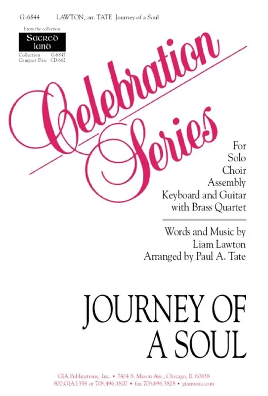 Liam Lawton Journey of a Soul – Instrument Parts (Arr. Paul A. Tate) Gemischter Chor mit Begleitung