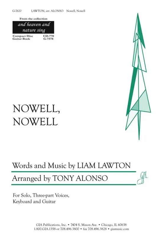 Liam Lawton Nowell, Nowell (Arr. Tony Alonso) Gemischter Chor mit Begleitung