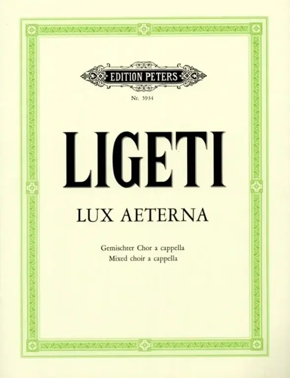 Ligeti György Lux Aeterna