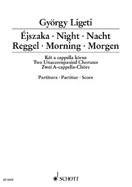 Ligeti György Night, Morning