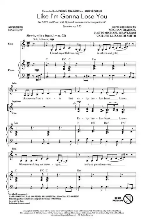 Like I‘m Gonna Lose You