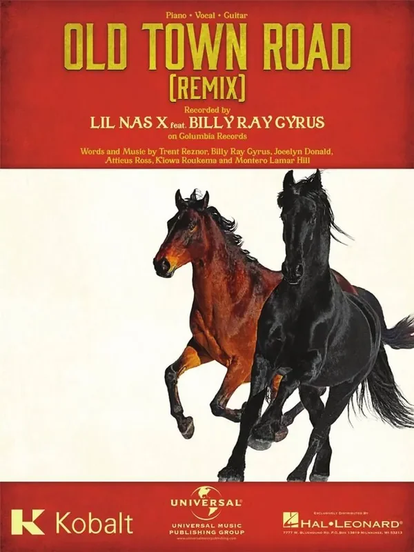 Lil Nas X Old Town Road [Remix] Klavier, Gesang, Gitarre (Songbooks)