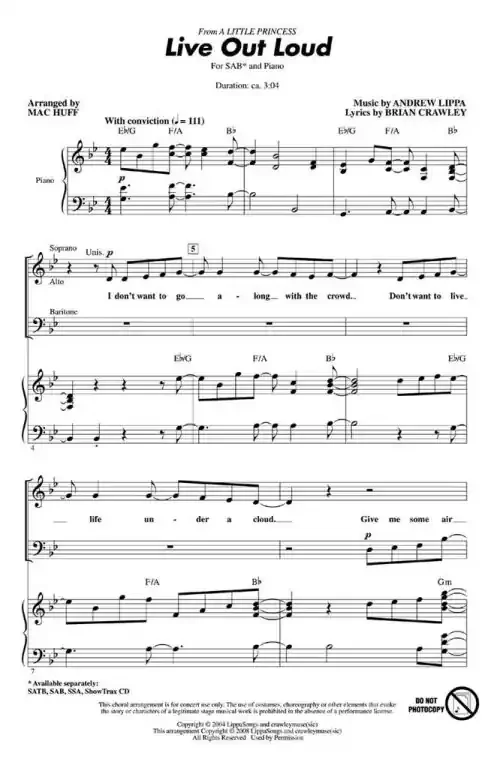 Lippa, Andrew Live Out Loud