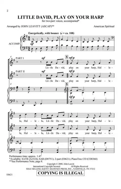 Little David, Play Your Harp