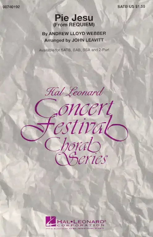 Lloyd Webber, Andrew Pie Jesu