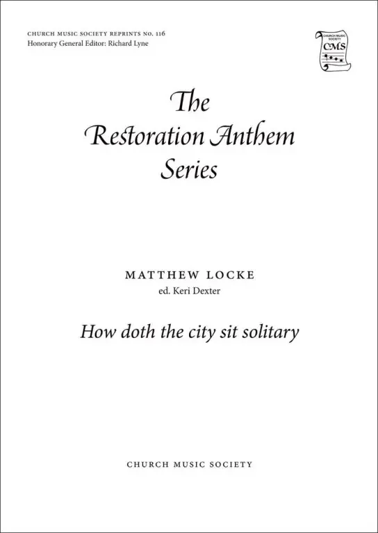 Locke, Matthew How doth the city sit solitary