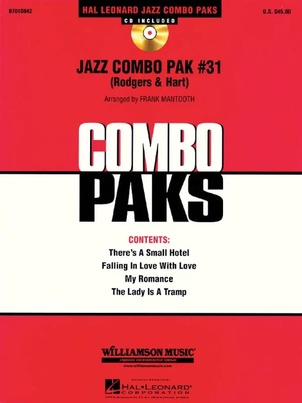 Lorenz Hart Jazz Combo Pak 31 (Rodgers & Hart) (Arr. Frank Mantooth) Jazz Ensemble