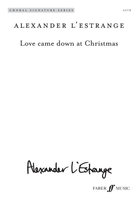 Love Came Down at Christmas