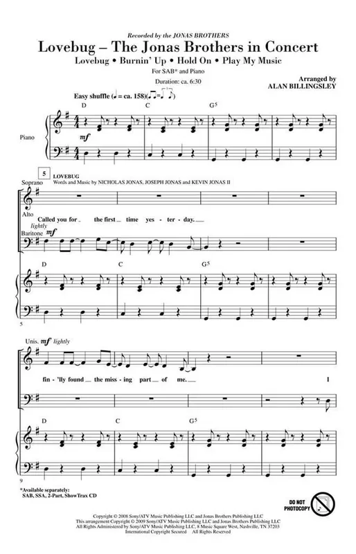 Lovebug – The Jonas Brothers In Concert