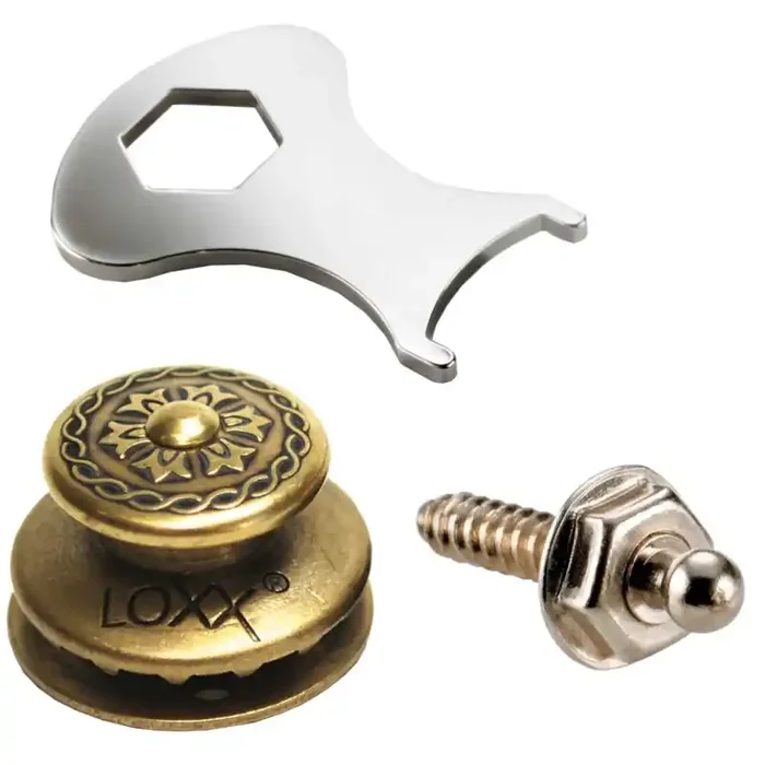 Loxx Security Lock Victorian,Brass