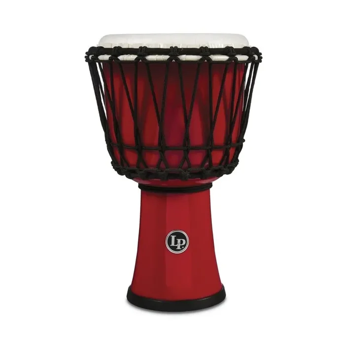 LP Djembe World 7-inch Rope Tuned Circle LP1607RD Red