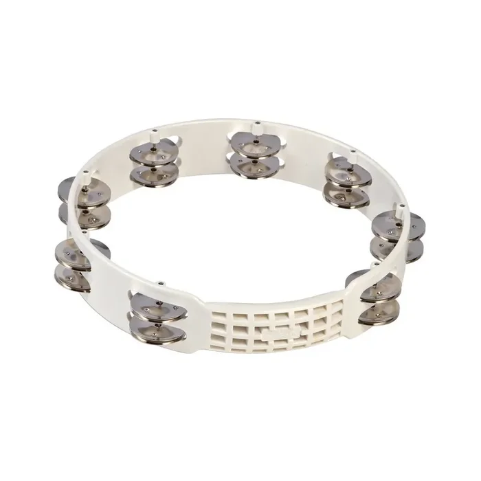 LP Tambourine Aspire LPA192 White 10″