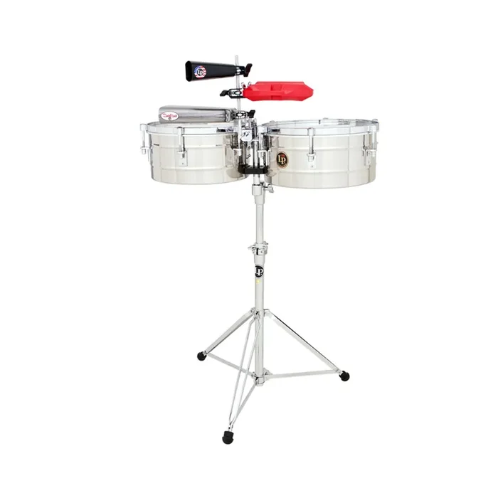 LP Timbales Tito Puente Stainless Steel LP256-S 13″/14″