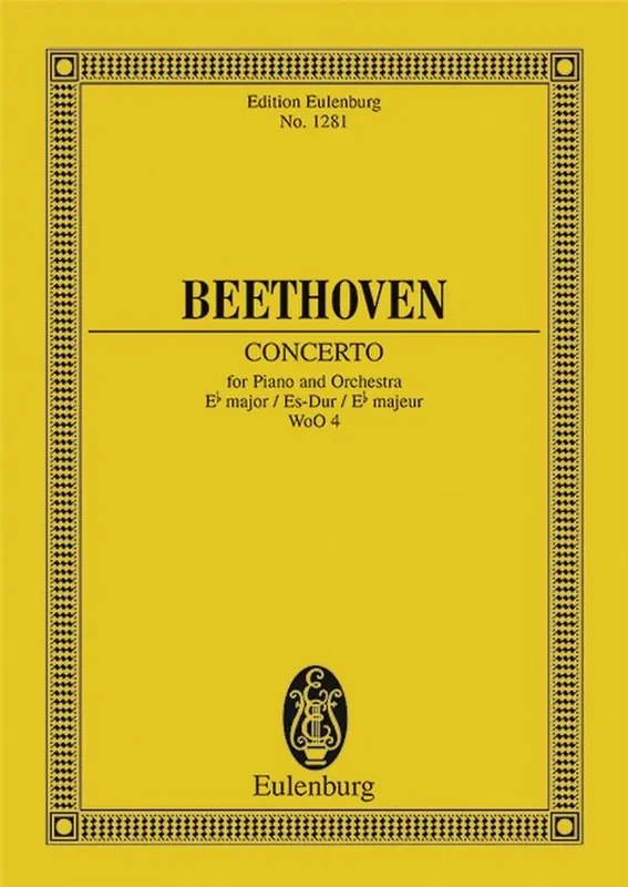 Ludwig van Beethoven Piano Concerto In E Flat Major Orchester mit Solo