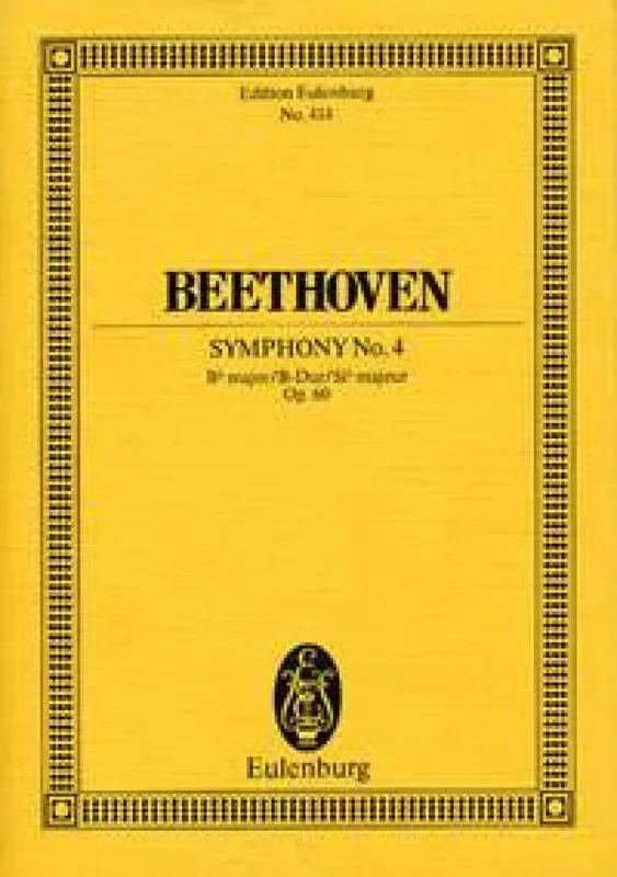 Ludwig van Beethoven Symphony No 4 B Flat Op 60 Orchester