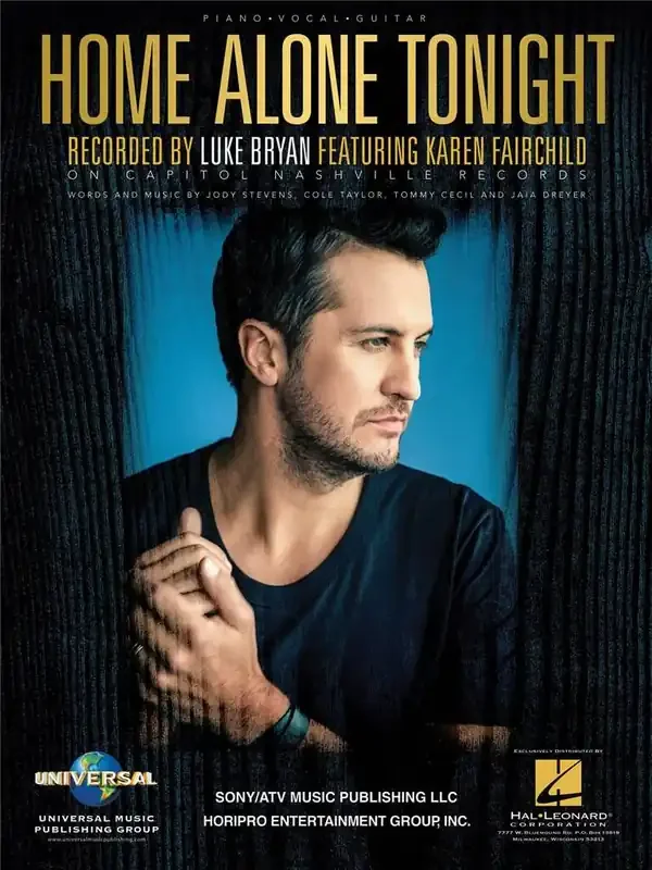 Luke Bryan Home Alone Tonight Gesang mit Klavier