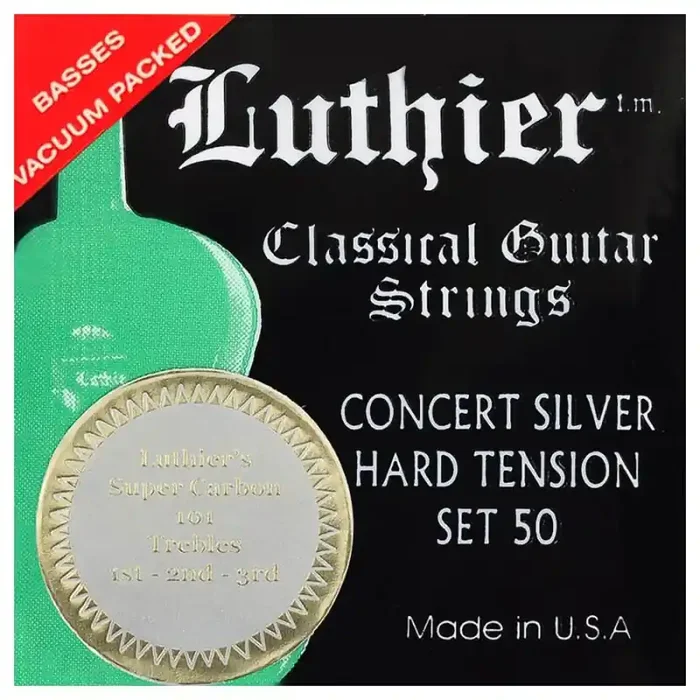 Luthier Super Carbon 101 string set classic, Concert Supreme, hard tension, with carbon trebles