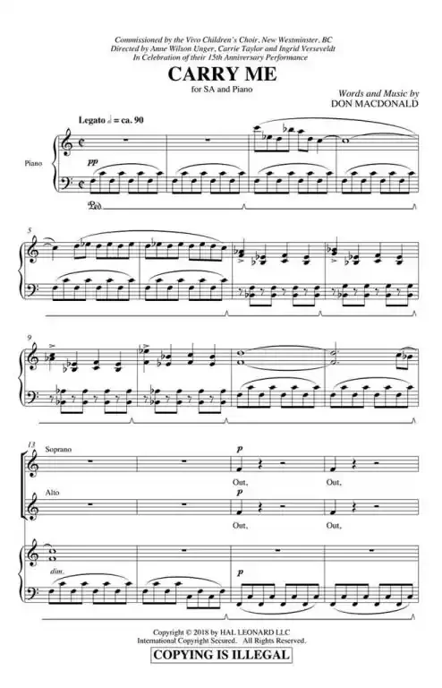 MacDonald, Don Carry Me