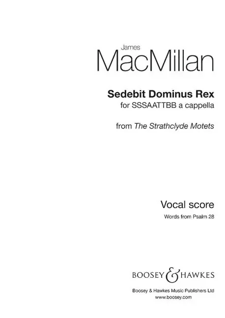 MacMillan, James Sedebit dominus rex