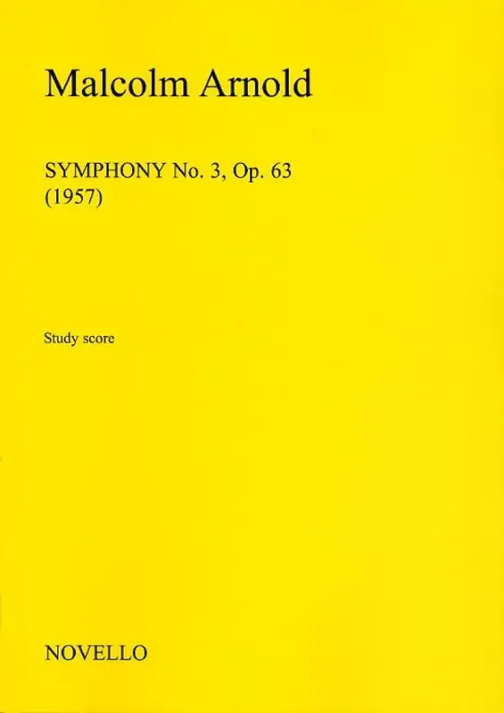 Malcolm Arnold Symphony No.3 Op.63 – 2006 Edition Orchester