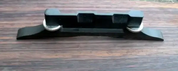 Mandolinen Steg Ebenholz, verstellbar