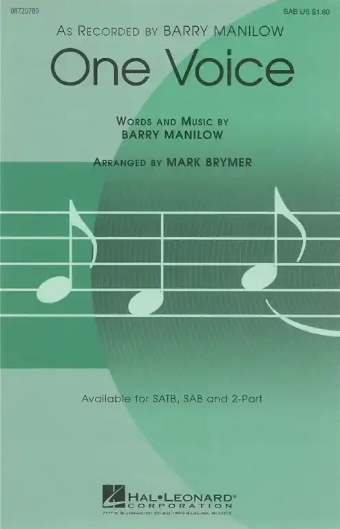 Manilow, Barry One Voice