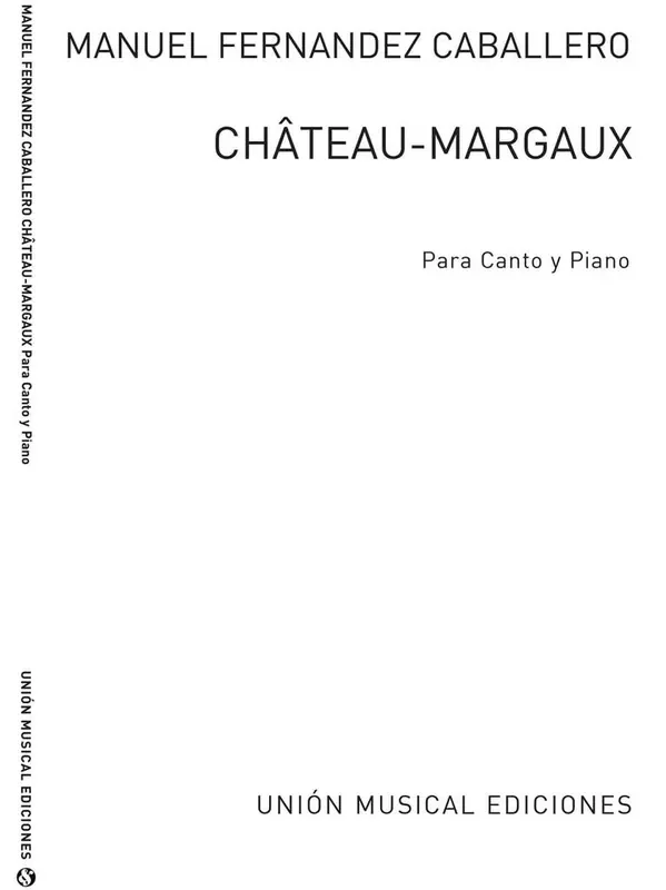 Manuel Fernandez Caballero Manuel Caballero Chateau Margaux Gesang mit Klavier