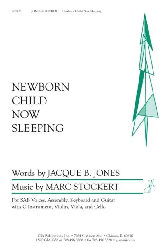 Marc Stockert Newborn Child Now Sleeping – Instrument edition (Arr. Paul A. Tate) Gemischter Chor mit Ensemble