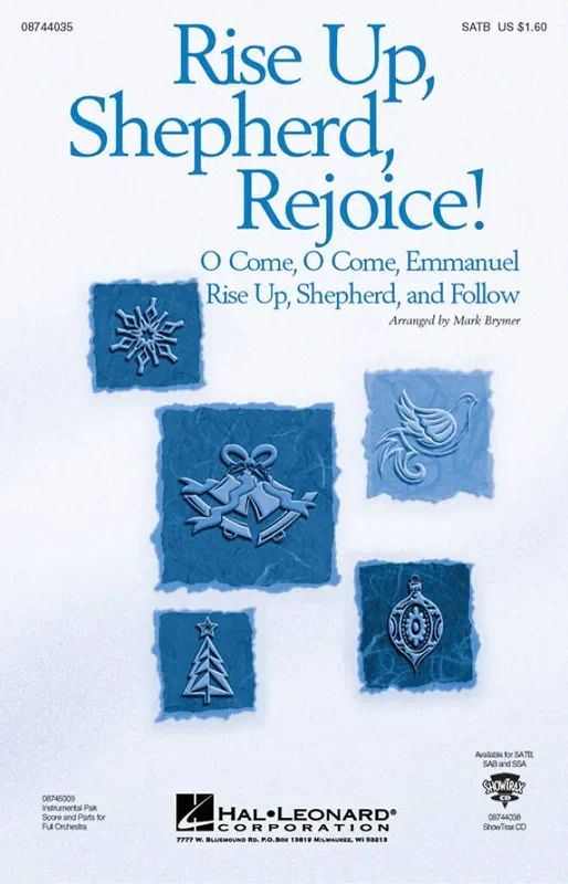 Mark Brymer Rise Up, Shepherd, Rejoice! (Arr. Mark Brymer) Gemischter Chor mit Begleitung