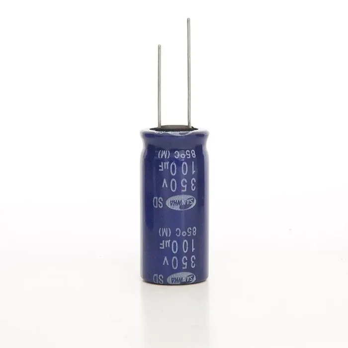 Marshall elektrolytic capacitor 100uF @ 350V, PCB mount
