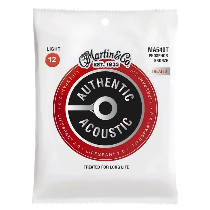 Martin Authentic Acoustic Lifespan 2 string set phosphor bronze, light