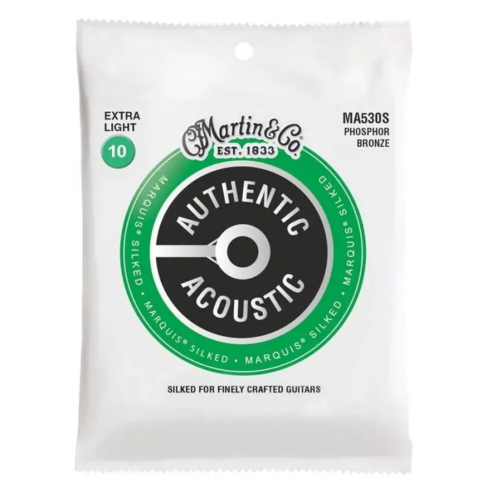 Martin Authentic Acoustic Silked string set phosphor bronze, extra light