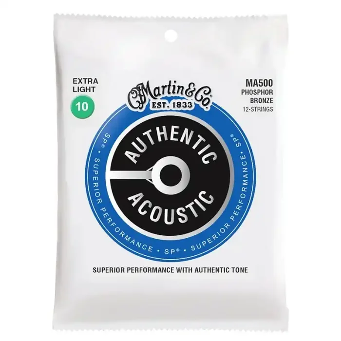 Martin Authentic Acoustic string set 12-string phosphor bronze, extra light