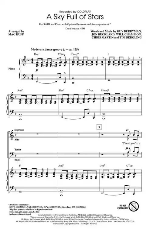 Martin, Chris A Sky Full of Stars