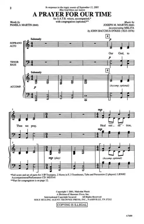 Martin, Joseph M. A Prayer for Our Time