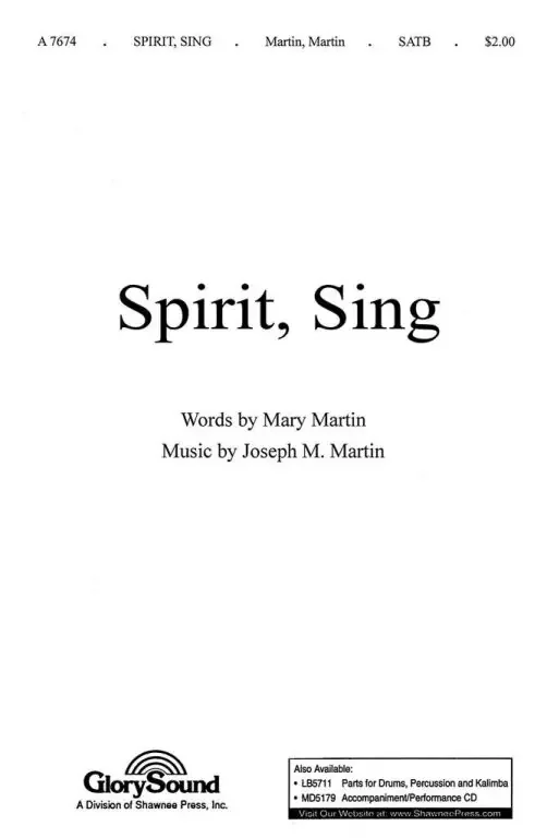 Martin, Joseph M. Spirit, Sing
