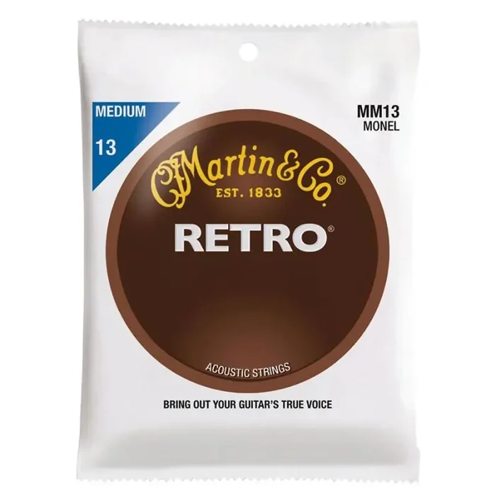 Martin Retro Acoustic string set monel wound, medium