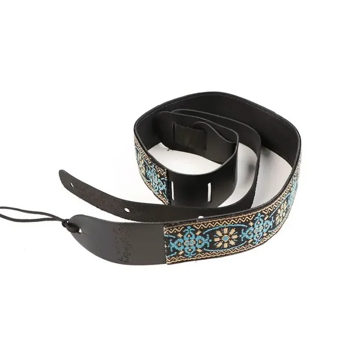 Martin retro woven guitar strap 2″ yellow