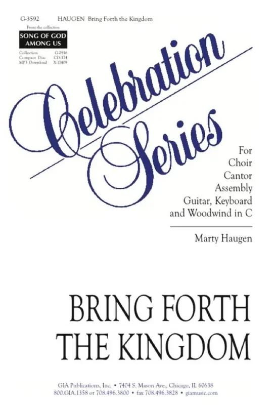 Marty Haugen Bring Forth the Kingdom – Instrumental Part Gemischter Chor mit Begleitung