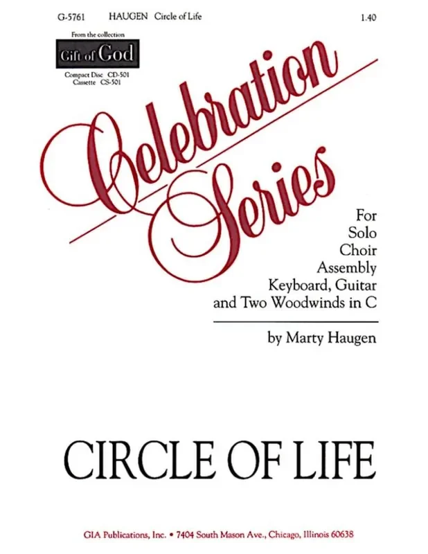 Marty Haugen Circle of Life – Instrumental Parts Gemischter Chor mit Begleitung