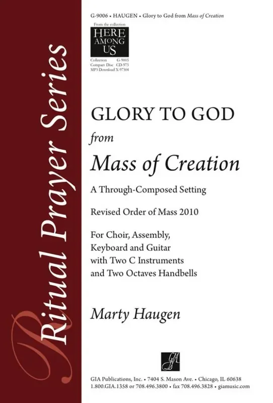 Marty Haugen Glory to God from Mass of Creation-Guitar edition Gemischter Chor mit Begleitung