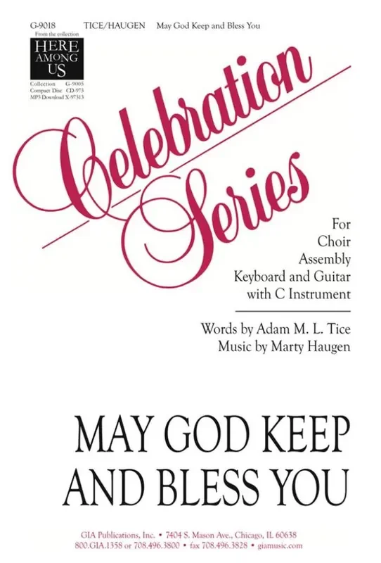 Marty Haugen May God Keep and Bless You C-Instrument