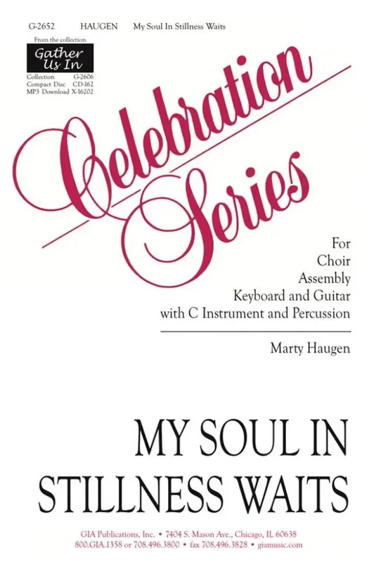 Marty Haugen My Soul in Stillness Waits Gemischter Chor mit Begleitung