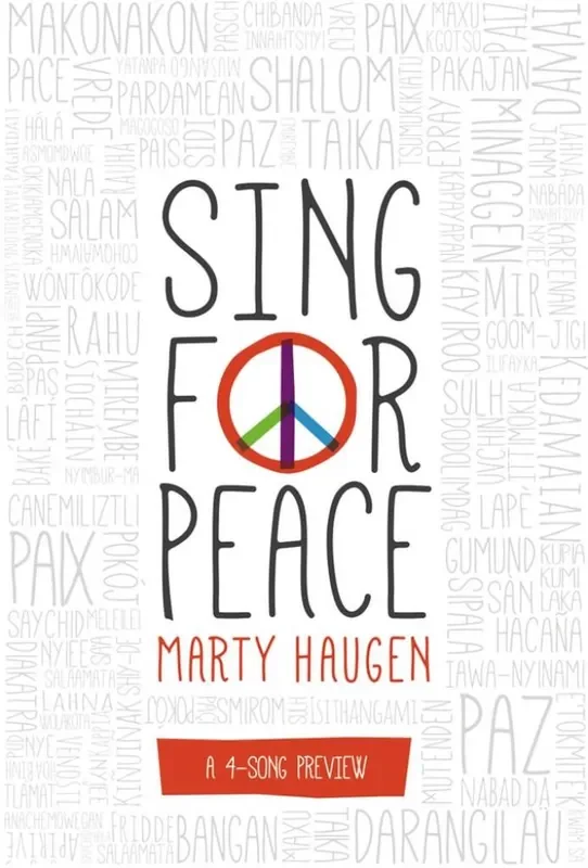 Marty Haugen Sing for Peace – Guitar part Gemischter Chor mit Klavier/Orgel