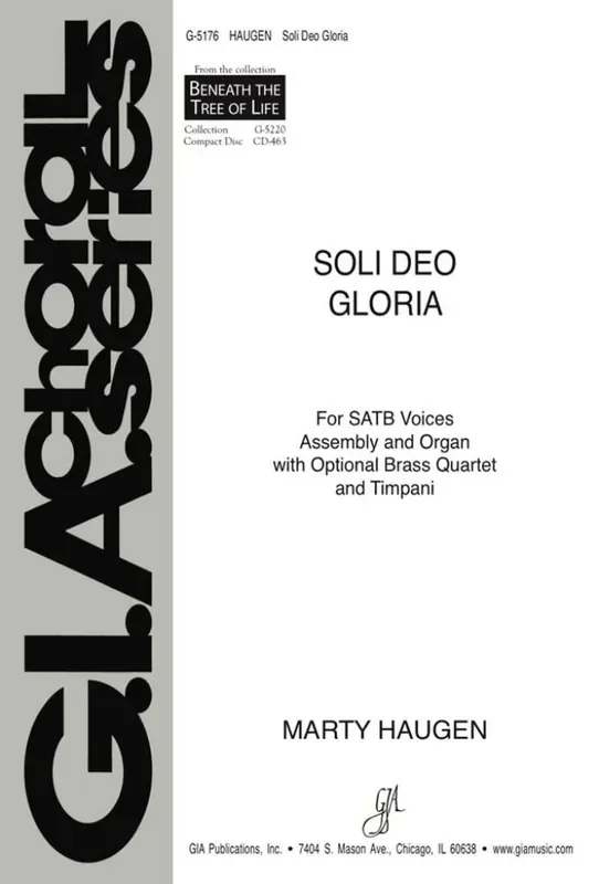 Marty Haugen Soli Deo Gloria Gemischter Chor mit Begleitung